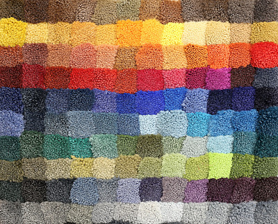 彩色的地毯质地。素材图片