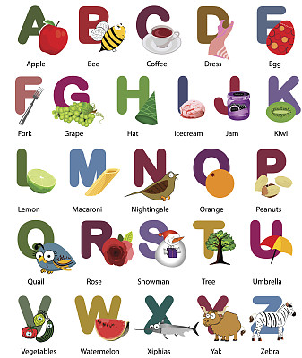 矢量字母集图片下载