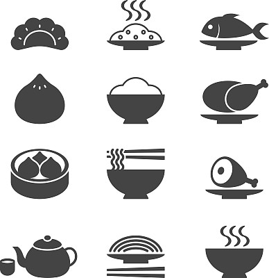 向量的中国菜图片下载