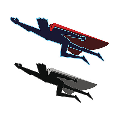 超级英雄飞素材图片