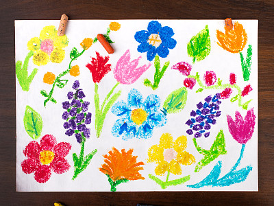 彩绘:杂花图片下载