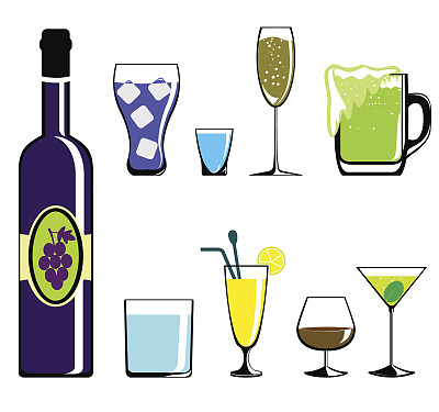 饮料颜色图标图片下载