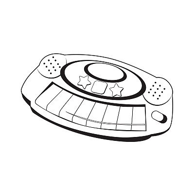 孩子们的玩具。矢量插图。图片下载