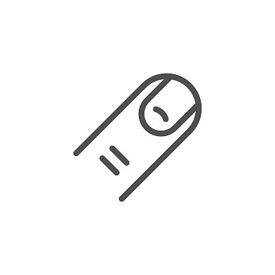 人手指线条图标图片下载