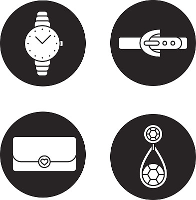 女性的配件图标图片下载