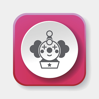 玩具小丑图标图片下载