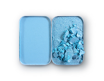 蓝色的粉底眼影图片下载