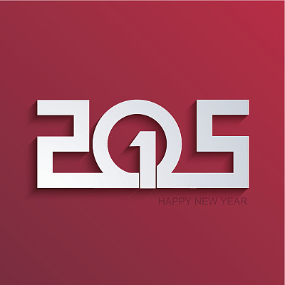 向量现代新年2015背景。图片下载