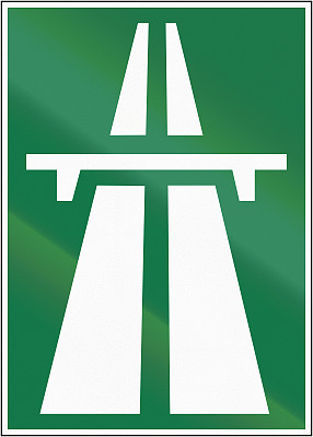 在瑞士使用的路标-高速公路图片下载
