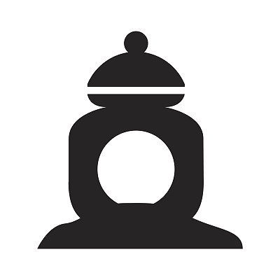 糖罐孤立图标图片下载