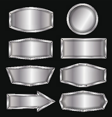 向量金属标志素材图片