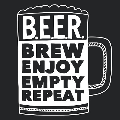 关于啤酒的引用插图图片下载