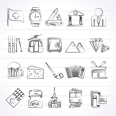 瑞士工业和文化标志图片下载