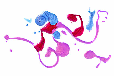 彩色指甲油溢出图片下载