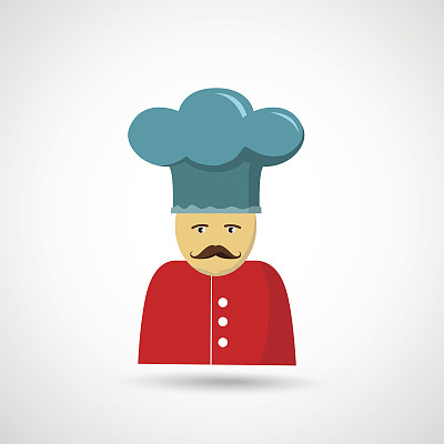戴帽子的厨师素材图片