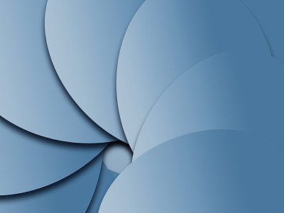 蓝色背景的不同规模的圆图片下载