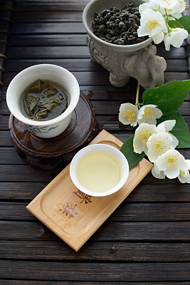 乌龙茶素材图片