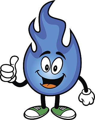 竖起大拇指的天然气图片下载