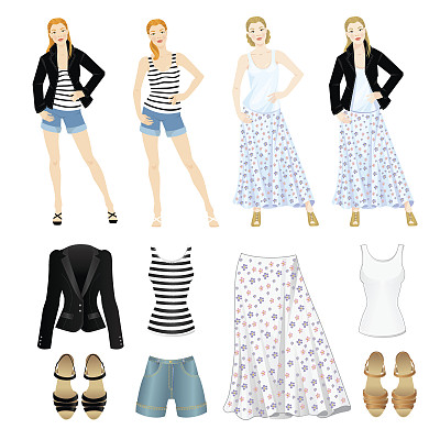 黑色西装和白色衬衫的搭配不一样图片下载