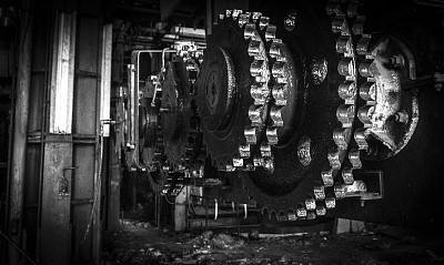 工厂机器零件特写图片下载