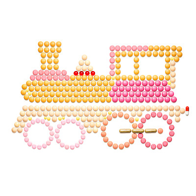 旅行的药丸。图片下载