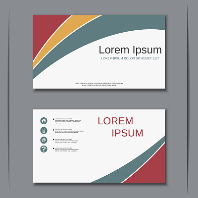 商务拜访卡矢量模板图片下载