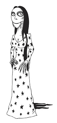 卡通形象的吸血鬼女孩图片下载