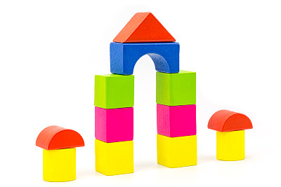 木块的房子图片下载