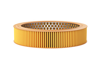 汽车滤镜特写3d插图。图片下载