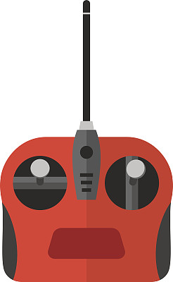 遥控玩具控制工具小工具隔离在白色背景上图片下载