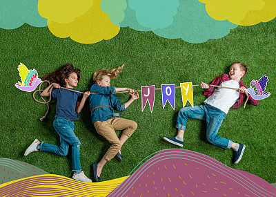 孩子们拖绳图片下载