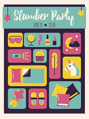 孩子们的聚会邀请图片下载