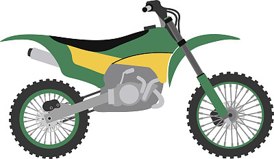 运动自行车剪影运输动力矢量插图图片下载