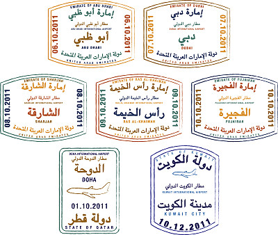 飞机的护照邮票图片下载