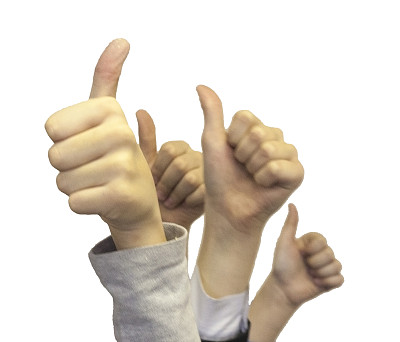 成功的标志，拇指图片下载