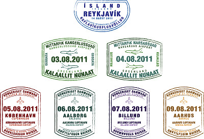 飞机的护照邮票图片下载