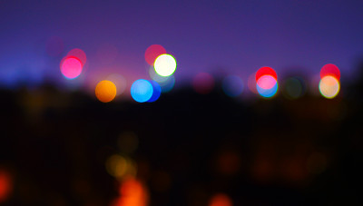 散焦街灯的图案图片下载