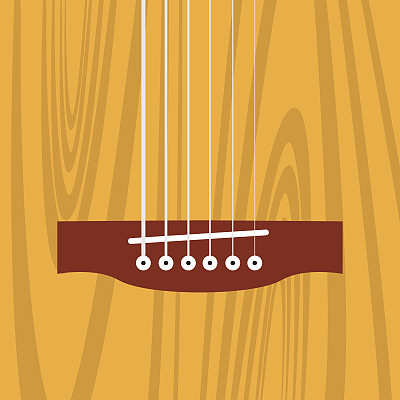 木吉他的桥梁图片下载