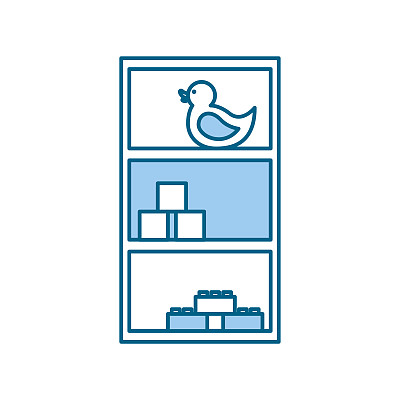 装玩具的木制抽屉图片下载