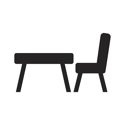 学校表孤立图标图片下载