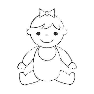 可爱的女孩宝宝角色图片下载