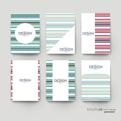 抽象矢量宣传册模板。传单的布局图片下载