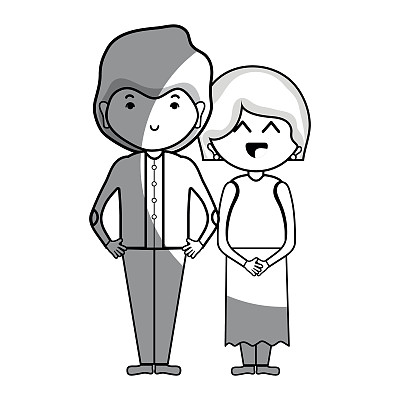 线条美结合发型设计图片下载