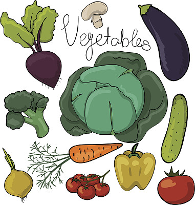 卡通蔬菜图片下载