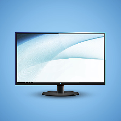 电视平面屏幕Icd插图图片下载