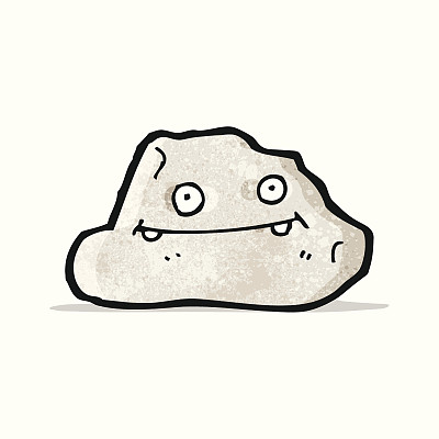 卡通的岩石图片下载