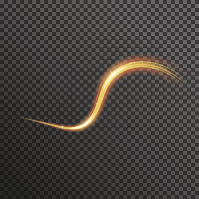 矢量火闪耀螺旋波线与飞行闪闪发光素材图片