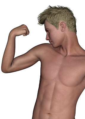 男孩的肌肉图片下载