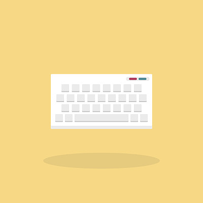 键盘平面图标说明图片下载