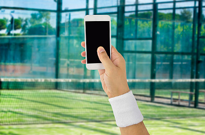 用我的智能手机练习划桨图片下载